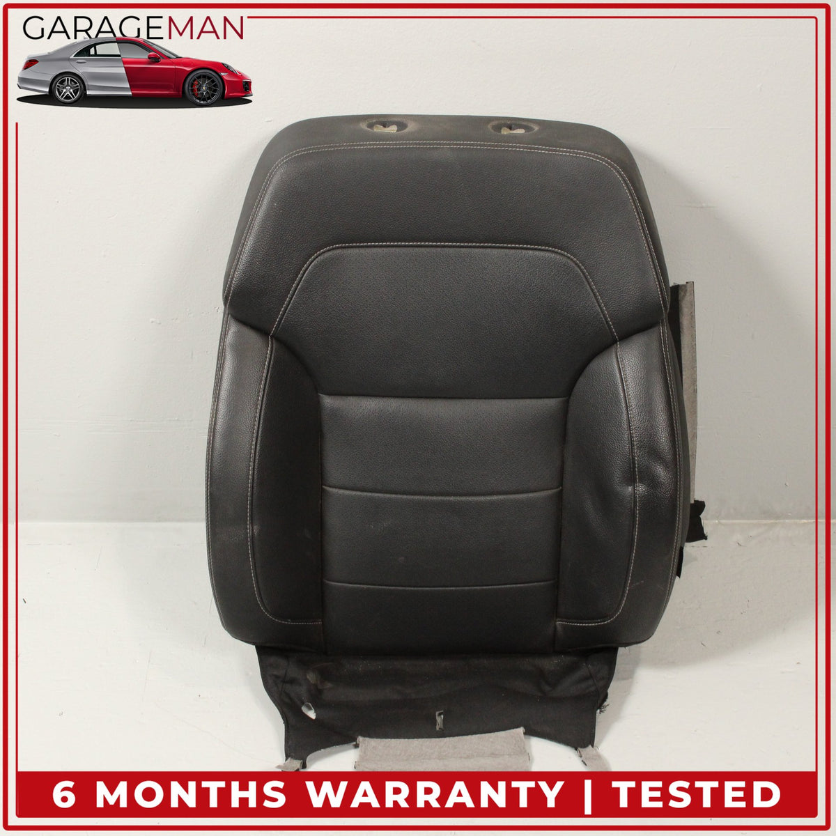 2012-2015 Mercedes W166 ML350 Front Left Side Top Upper Seat Cushion Black OEM