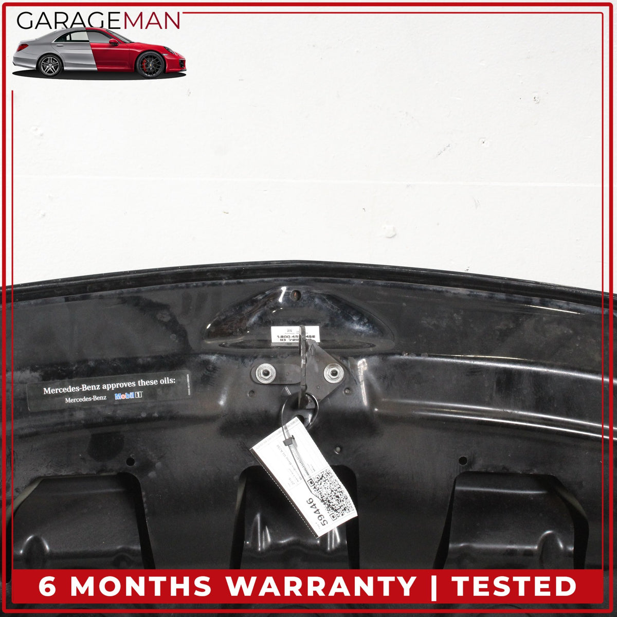 2015-2020 Mercedes X156 GLA250 Front Hood Bonnet Panel Black 1568800057 OEM
