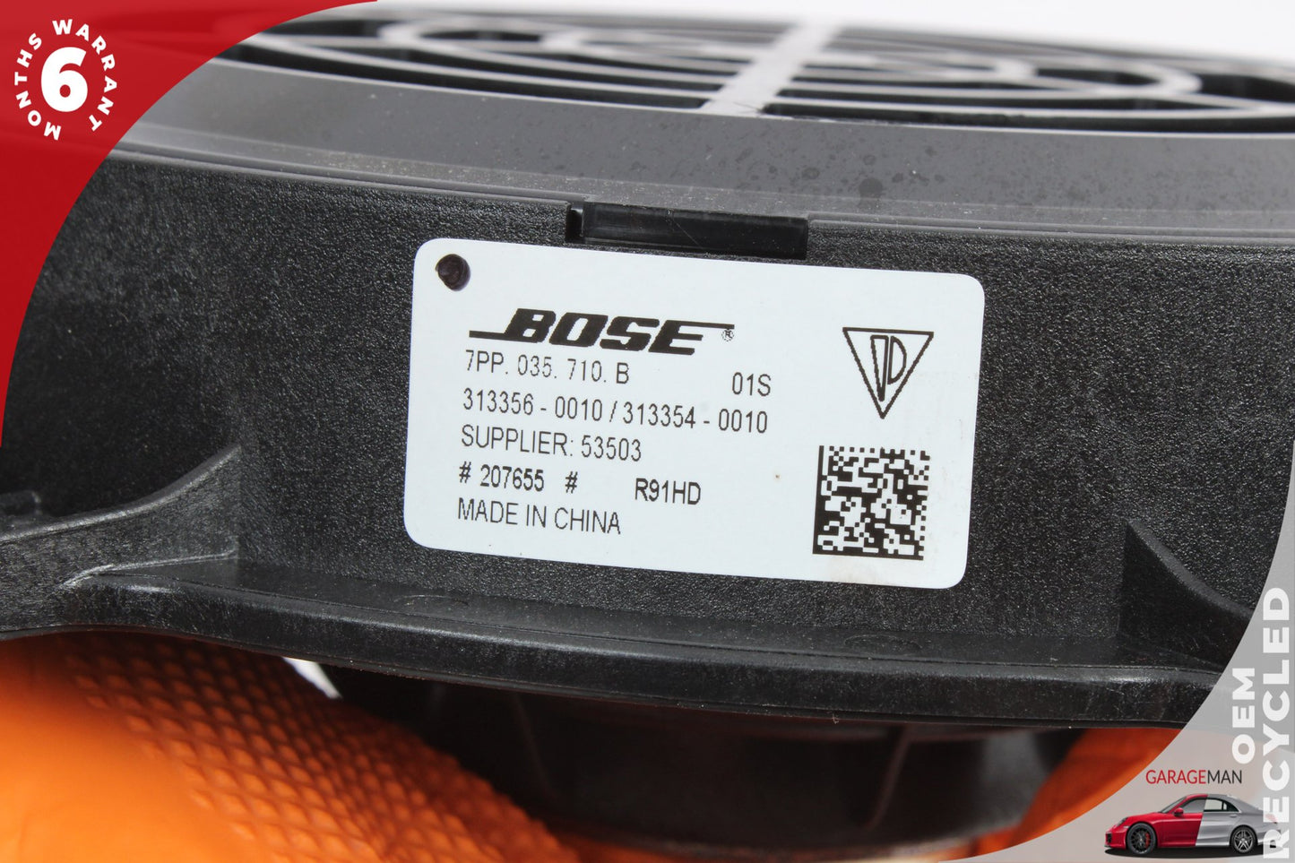 2010-2018 Porsche Cayenne S 958 Rear Left and Right Side Door Speaker Set OEM