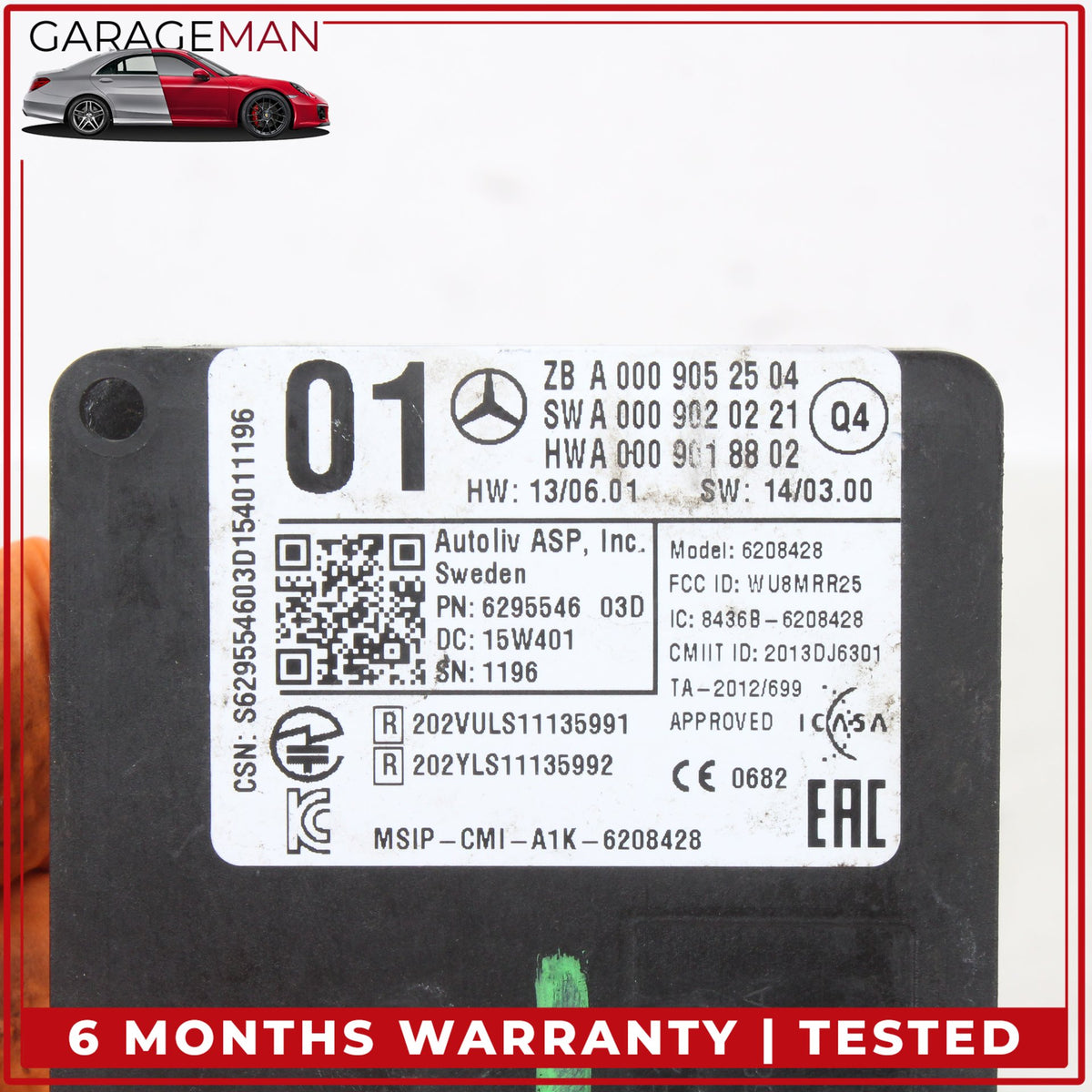 2015-2020 Mercedes X156 GLA250 Rear Left or Right Blind Spot Radar Module OEM