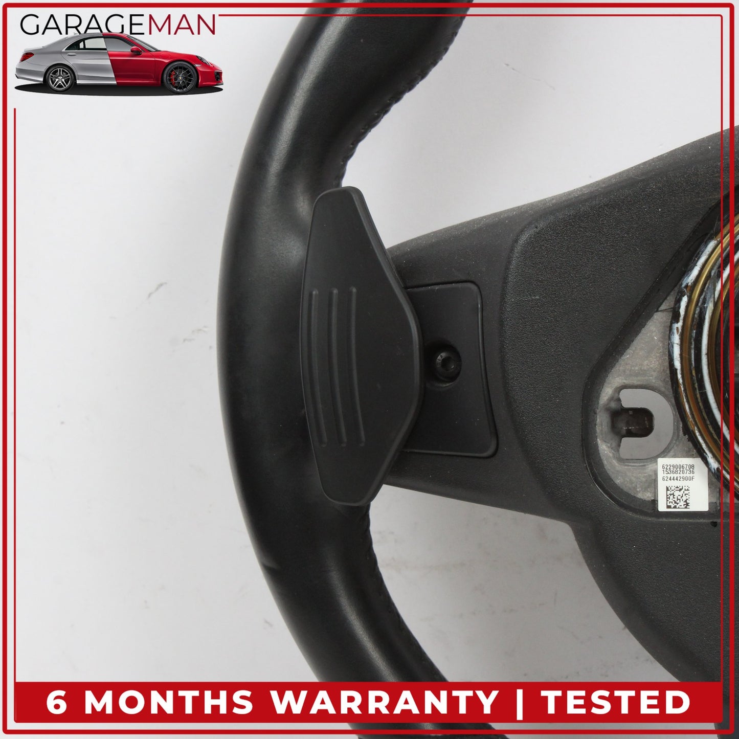 2015-2020 Jaguar F-Type X152 Steering Wheel Flat Bottom w/ Paddle Shifters OEM