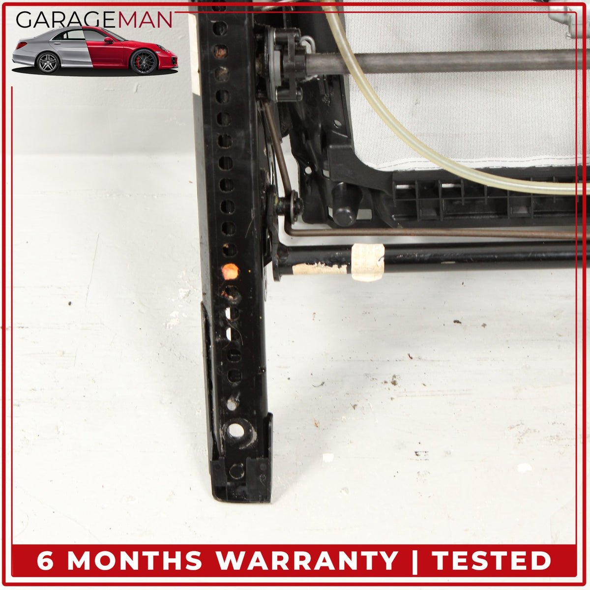 2008-2019 Maserati GranTurismo Front Left Seat Rail Track Frame w/ Motors OEM
