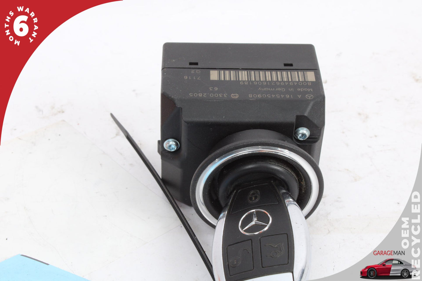 2006-2009 Mercedes W164 ML350 GL450 Ignition Switch Module w/ Key 1645450908 OEM