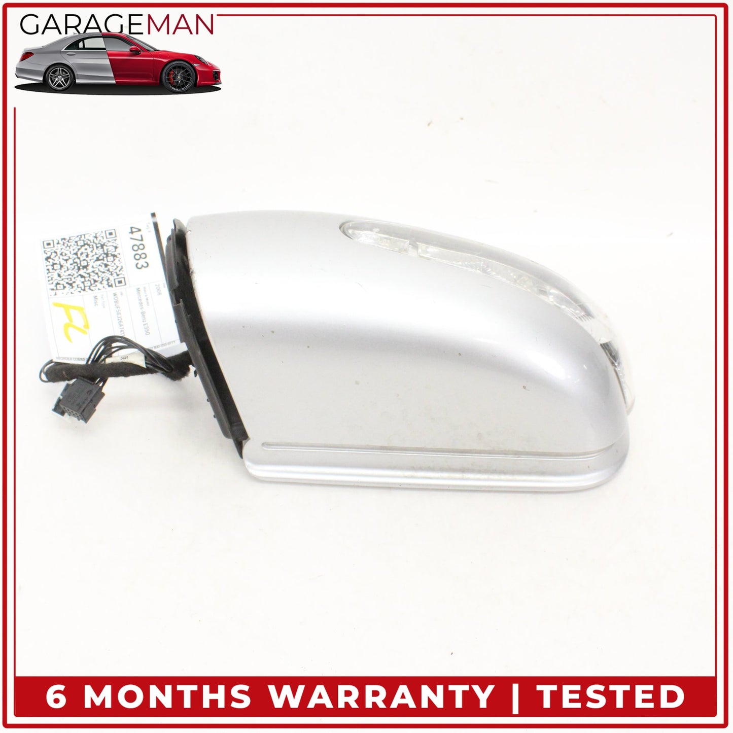 2003-2006 Mercedes-Benz E350 W211 Sedan Front Left Door Rear View Mirror 2038103716 OEM