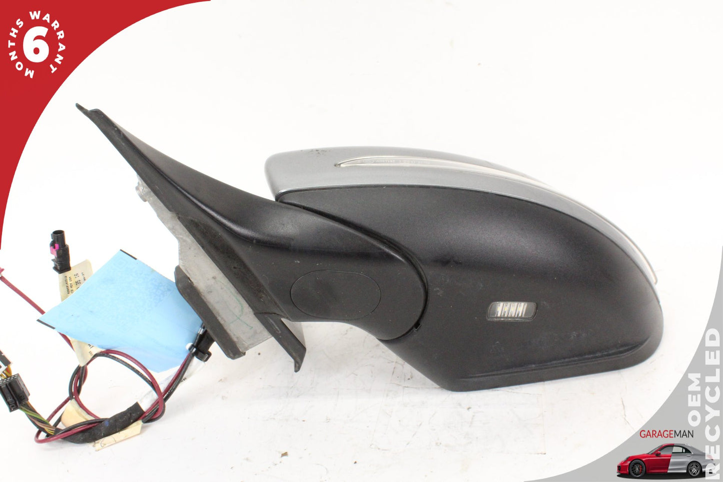 2015-2020 Mercedes W205 C300 Front Left Door Rear View Mirror w/ Blind Spot OEM