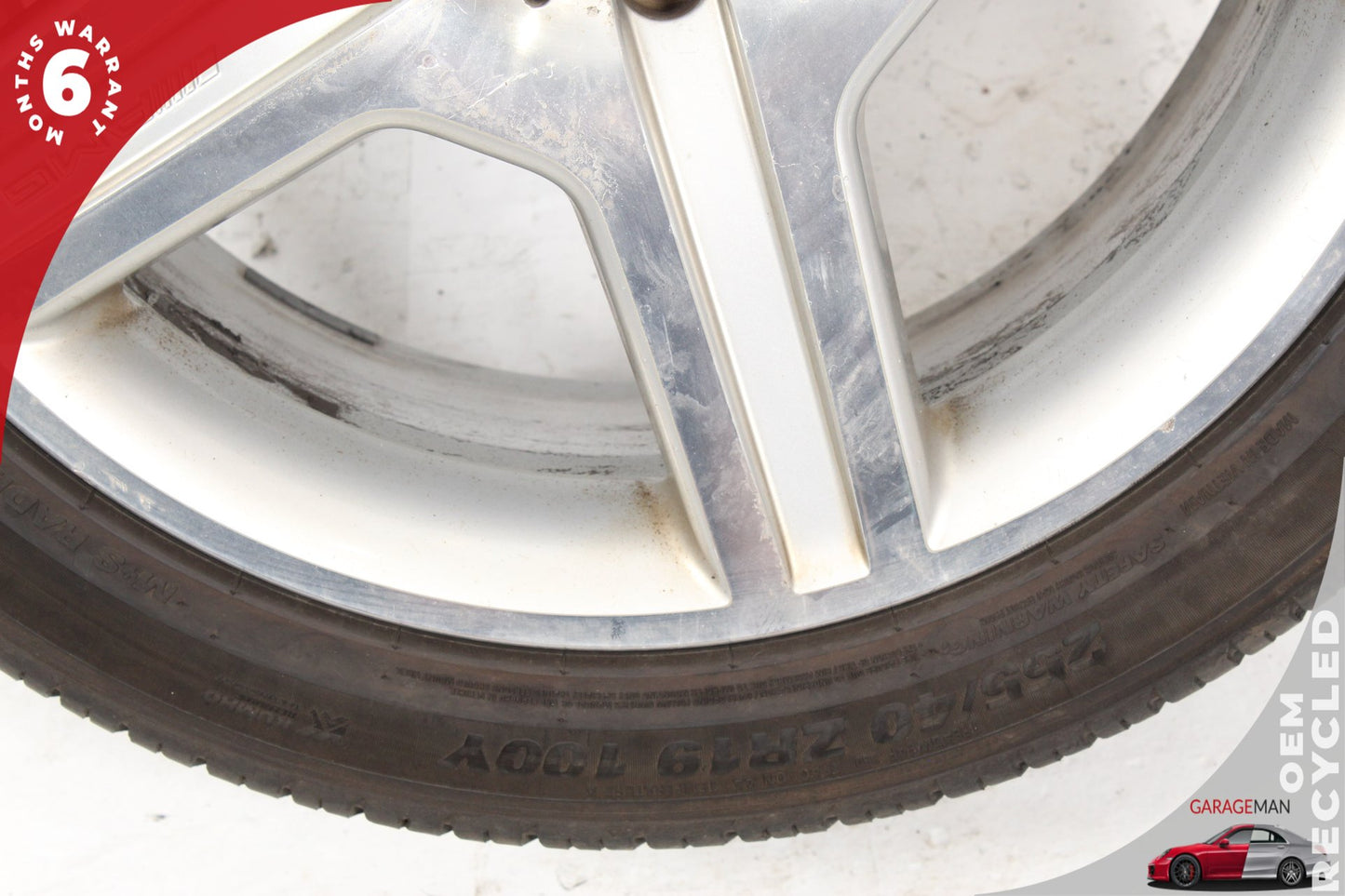2007-2011 Mercedes W221 S550 S600 Front Wheel Rim w/ Tire 8.5JX19H2 ET43 OEM