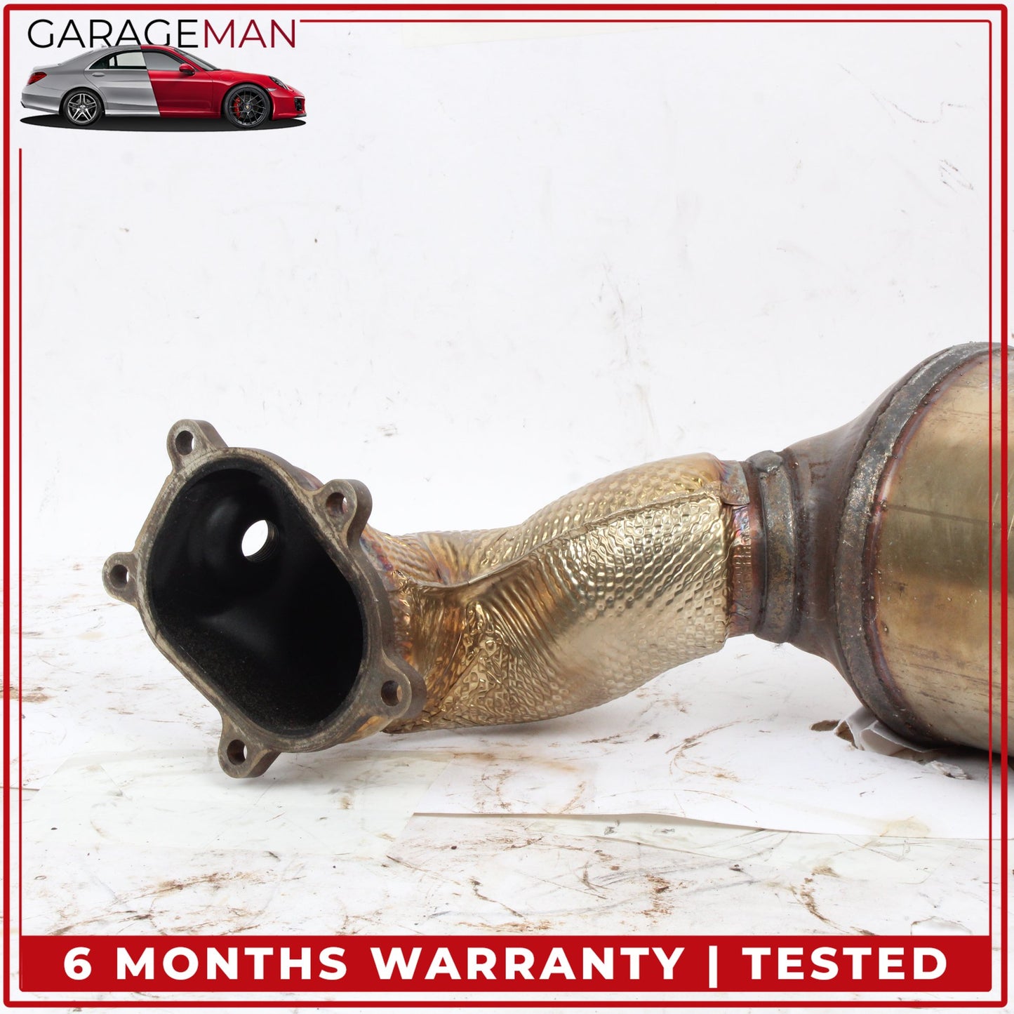 2013-2018 Audi S8 A8 S6 S7 RS7 4.0L V8 Left Exhaust Downpipe 4G0131703AJ OEM
