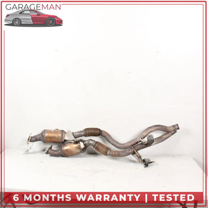 2011-2018 Porsche Cayenne 958 3.6L VR6 Left & Right Side Exhaust Downpipe OEM