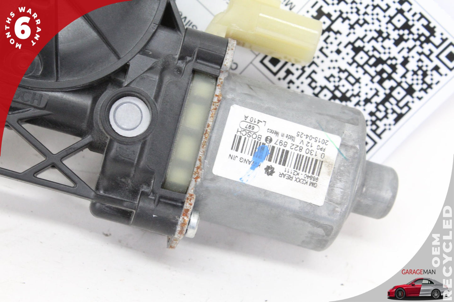 2014-2019 Chevrolet Silverado 1500 Rear Left Side Window Regulator Motor OEM