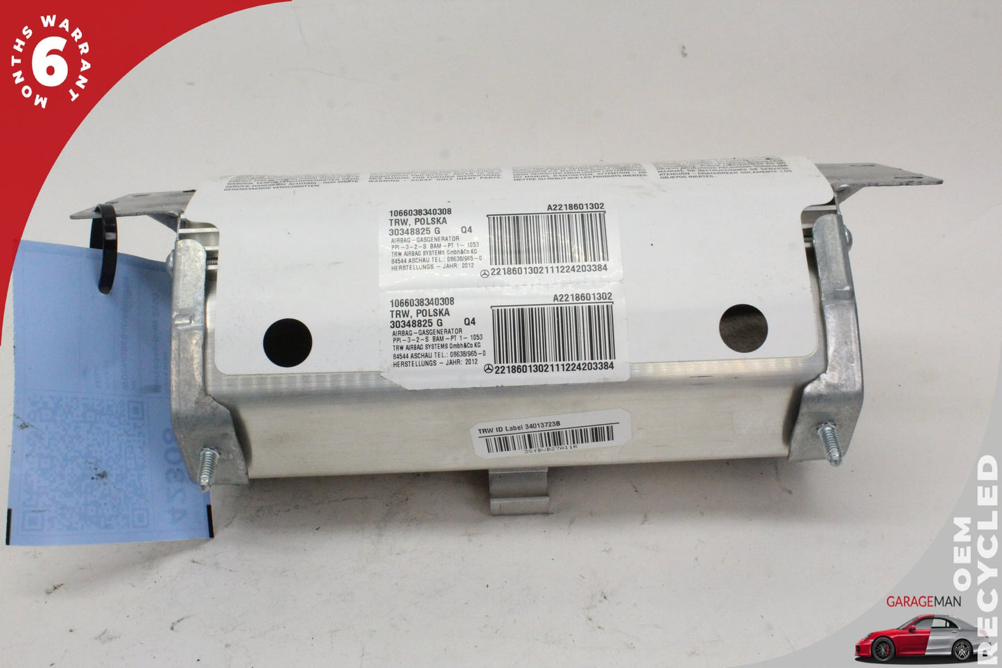 2007-2014 Mercedes W221 S550 Front Right Dashboard Airbag Air Bag 2218601302 OEM