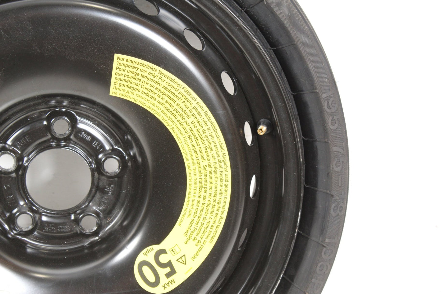2018-2025 Audi Q5 Emergency Spare Tire Wheel Donut Rim 80A601027B