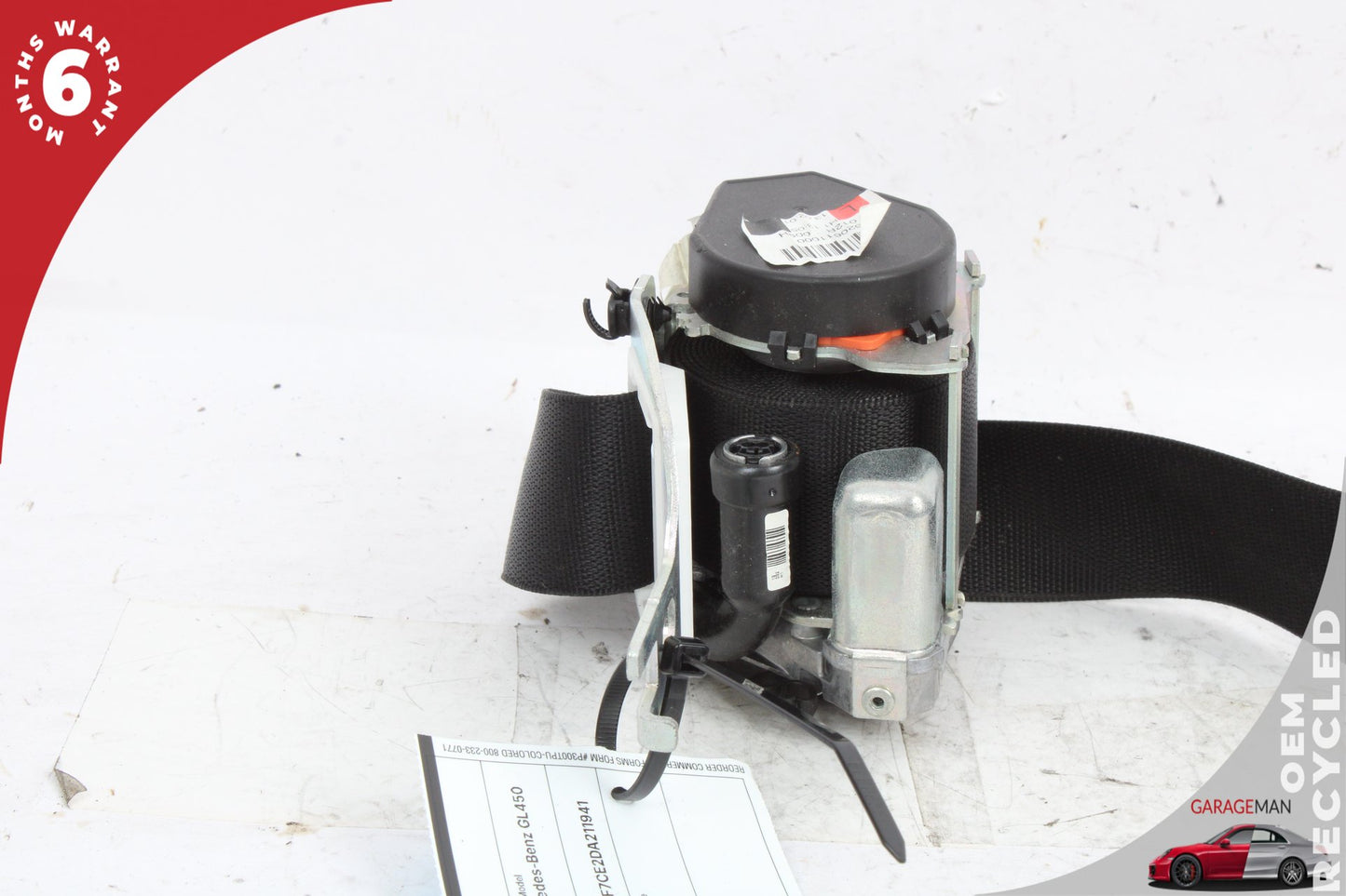 2012-2019 Mercedes X166 GL450 Rear Left Side 2nd Row Seat Belt 1668601386 OEM
