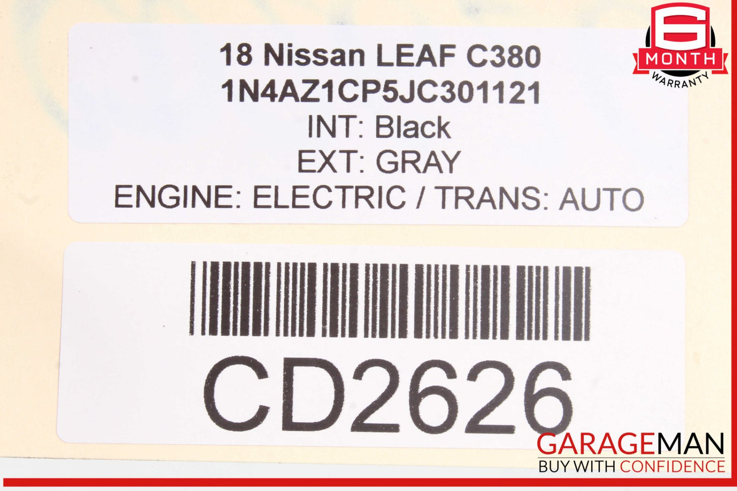 2018-2024 Nissan Leaf Rear Sub Frame Crossmember Assembly OEM