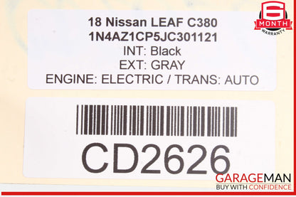 2018-2024 Nissan Leaf Rear Sub Frame Crossmember Assembly OEM