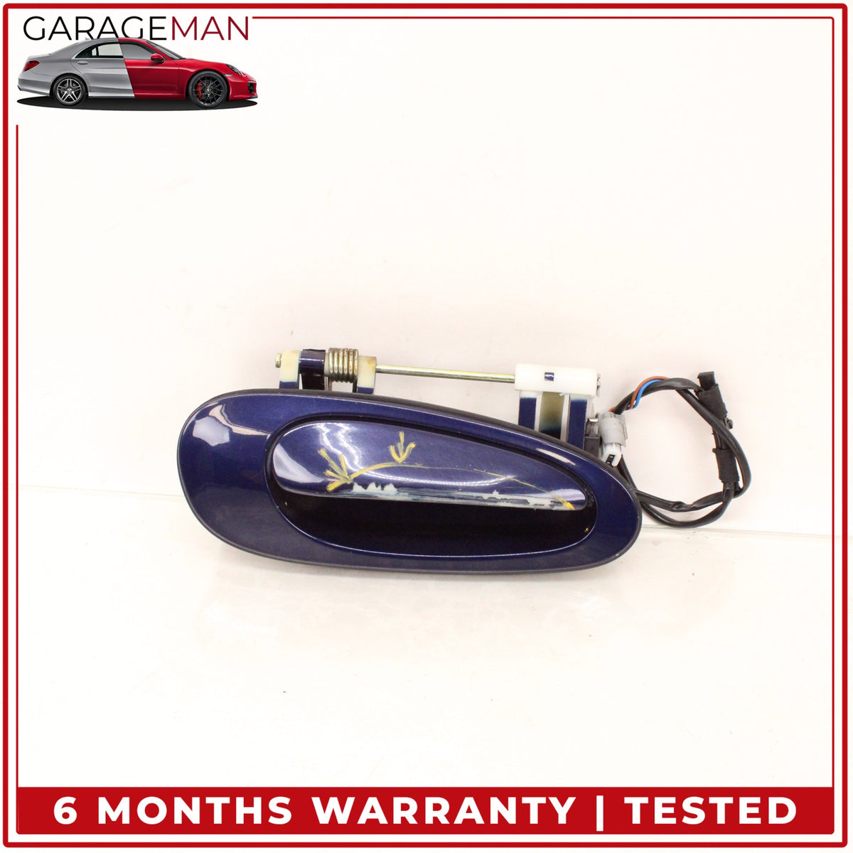 1997-2005 Porsche 911 Carrera Front Right Exterior Door Handle Blue Metallic OEM