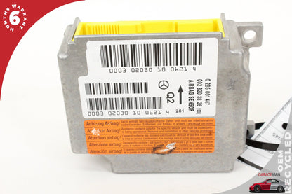00-02 Mercedes-Benz S500 W220 Airbag Sensor SRS Control Module 0028203826