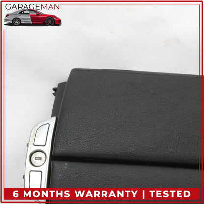 2012-2018 BMW 650i F13 Front Center Armrest Lid Cover Black Nappa 9216385 OEM