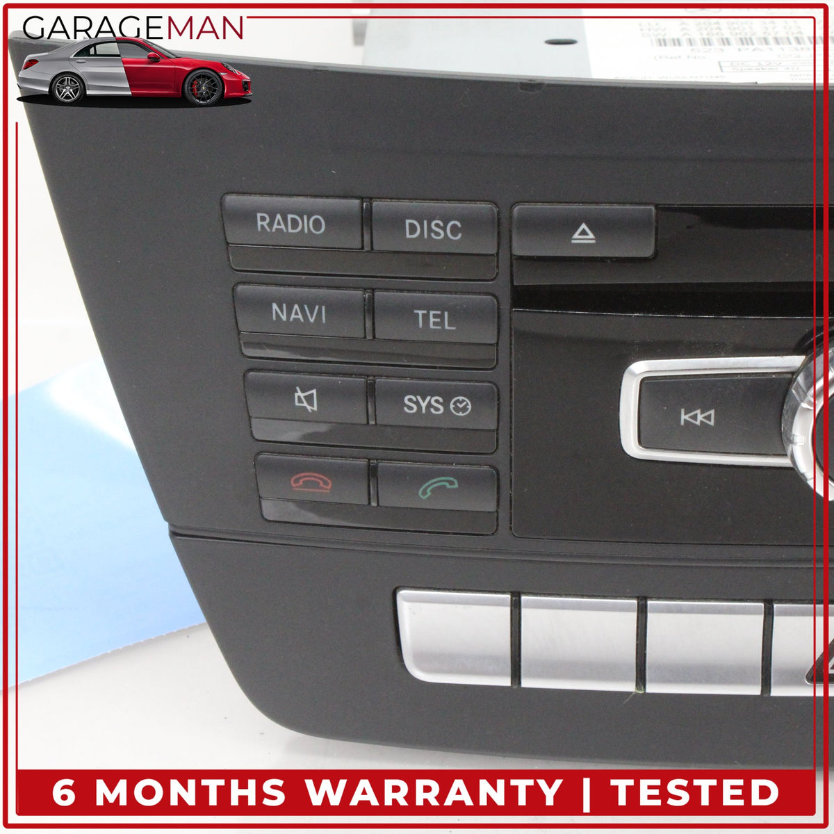 2012-2015 Mercedes W204 C250 C300 Command Head Unit Audio Radio Navigation OEM