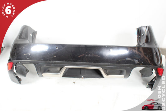 2011-2014 Porsche Cayenne 958 S Hybrid Rear Bumper Cover 95850541110 Jet Black Metallic