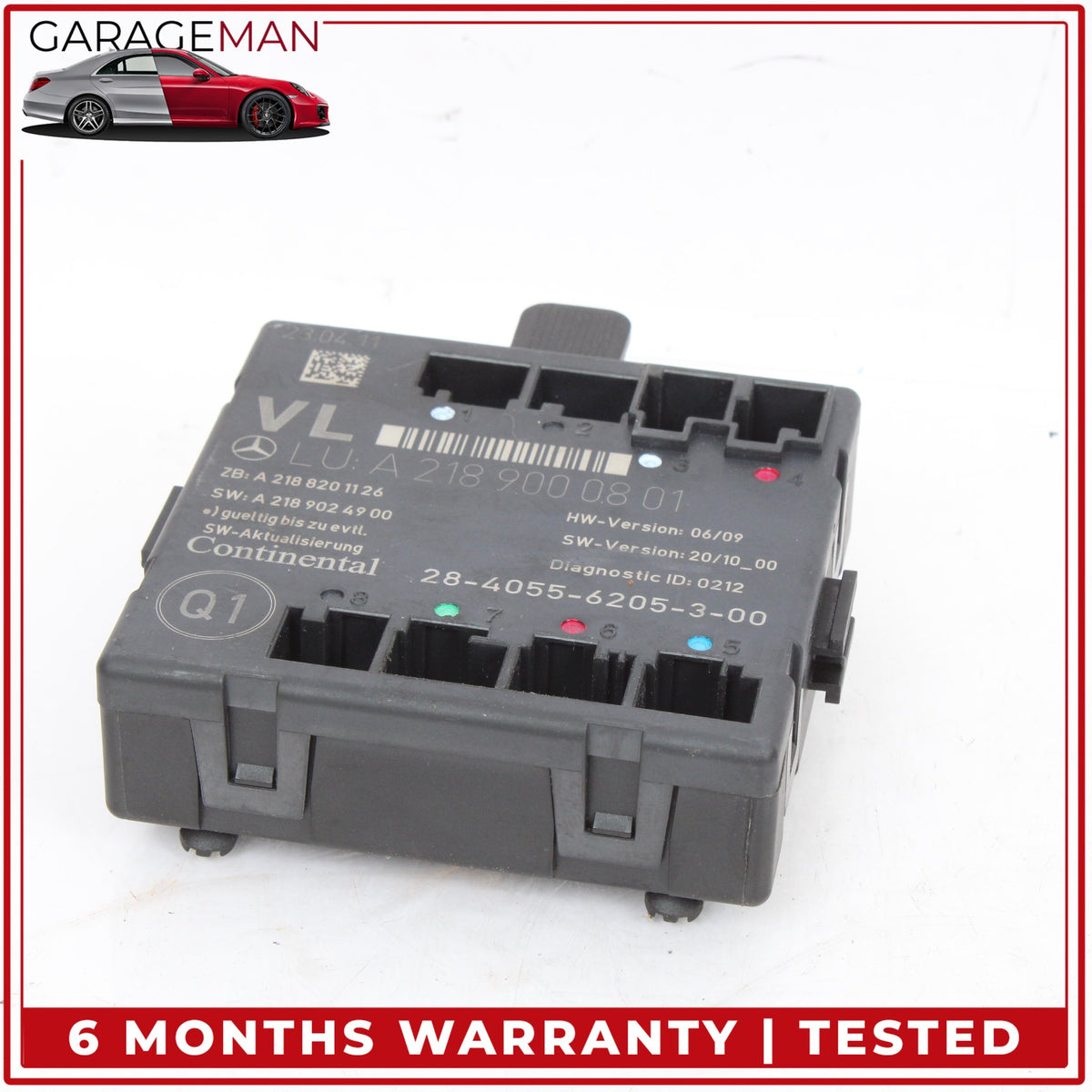 2008-2018 Mercedes W218 CLS63 AMG Front Left Door Control Module 2189000801 OEM