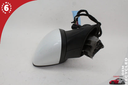 2011-2014 Porsche Cayenne 958 Front Left Side Door Rear View Mirror White OEM