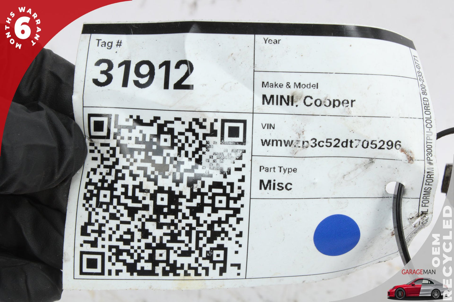 2011-2016 Mini Cooper R56 1.6L Engine Motor Turbocharger 7595678 OEM