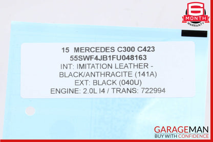 2015-2020 Mercedes-Benz C300 W205 Center Console Multi Function Switch Control
