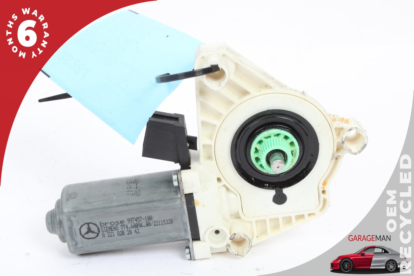 2007-2013 Mercedes W221 S550 Front Right Window Regulator Motor 2218202842 OEM