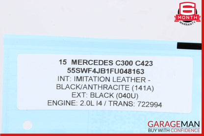 2014-2019 Mercedes-Benz C300 W205 Sedan Rear View Mirror 2058210300 OEM