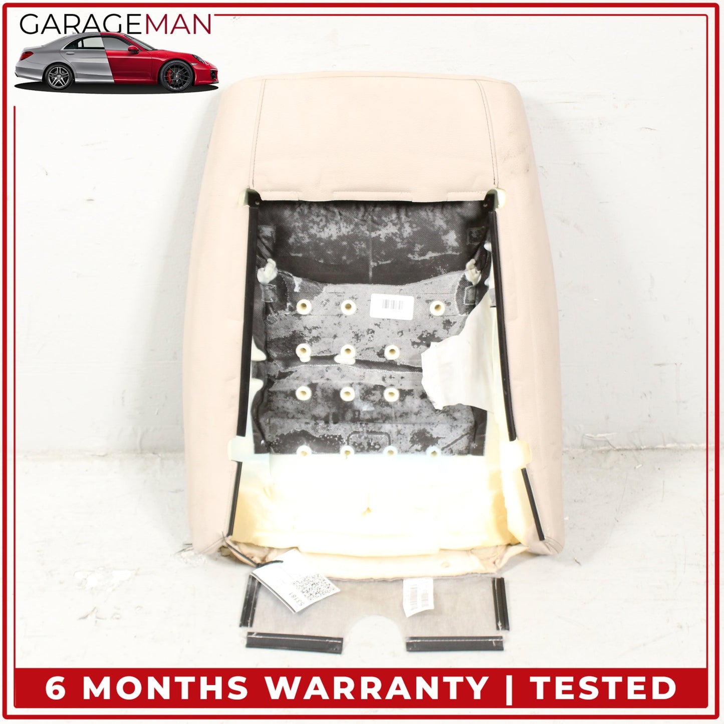 2011-2018 BMW X3 X4 Front Right Passenger Side Top Upper Seat Cushion Beige OEM