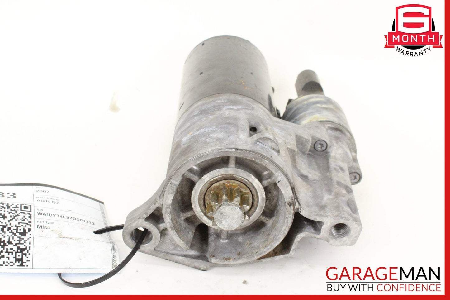 2007-2009 Audi Q7 4L Station Wagon 3.6L Engine Starter Motor 012911023G OEM