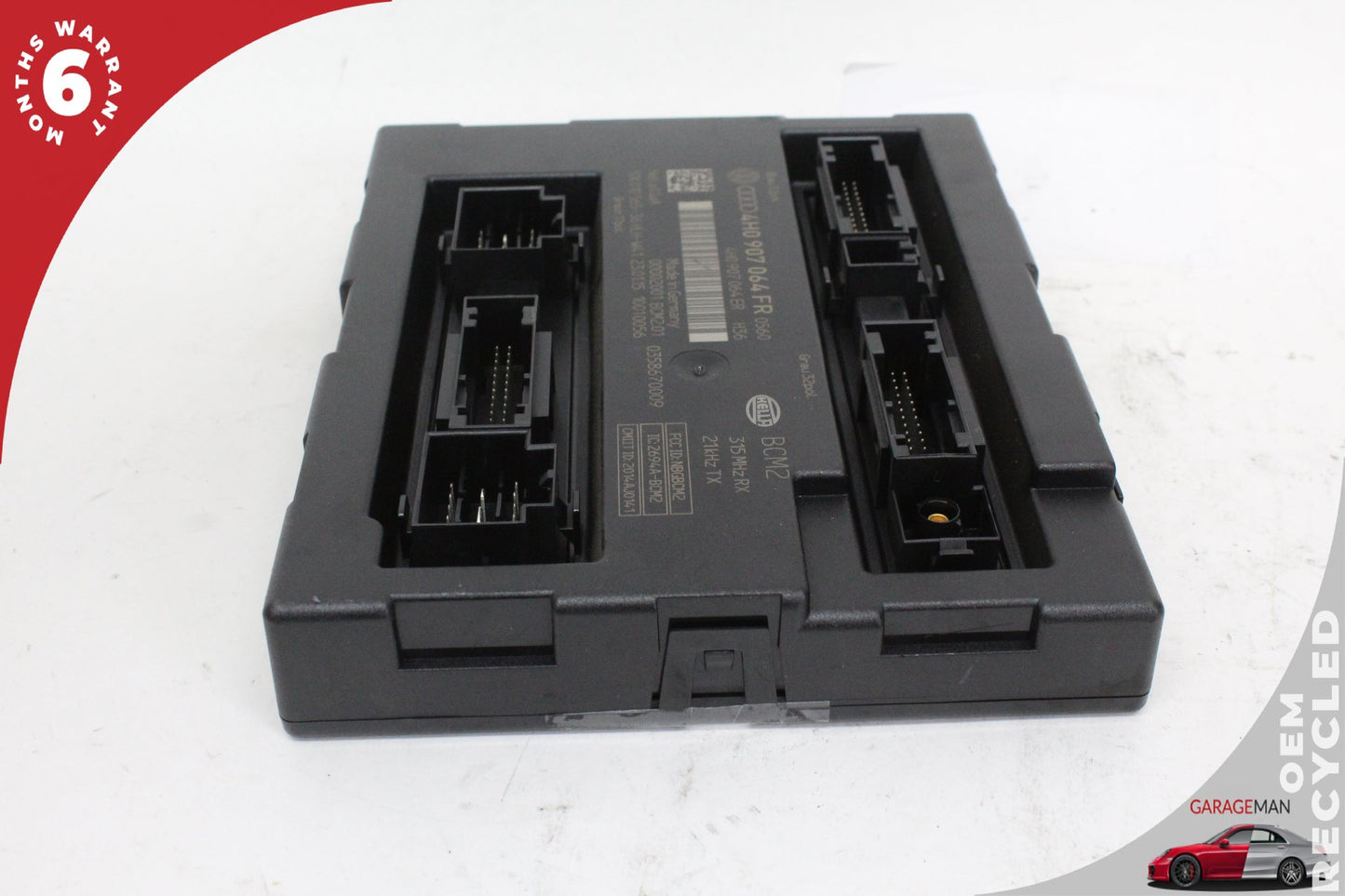 2012-2018 Audi A6 Sedan Keyless Comfort Body Control Module 4H0907064 OEM
