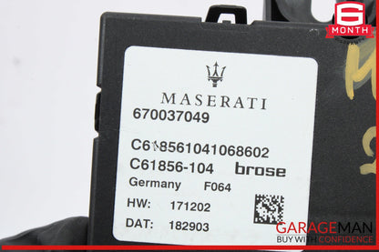 2017-2024 Maserati Ghibli Liftgate Control Module 670037049 Genuine