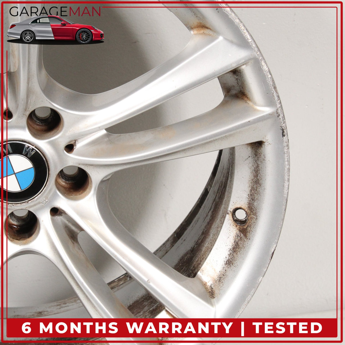 2009-2017 BMW 550i 535i 740i 750i Front Wheel Rim 8.5JX20EH2 IS25 7841823 OEM
