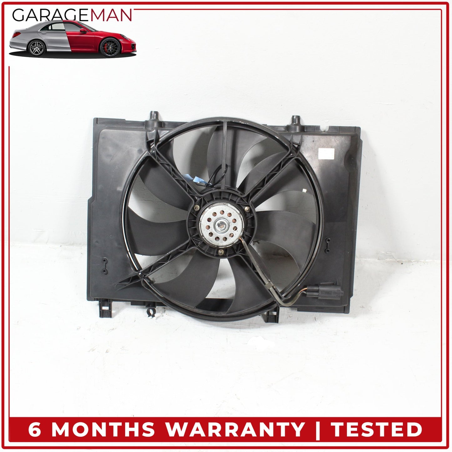 2001-2004 Mercedes-Benz SLK320 R170 Engine Motor Cooling Radiator Fan Assembly 0015002393