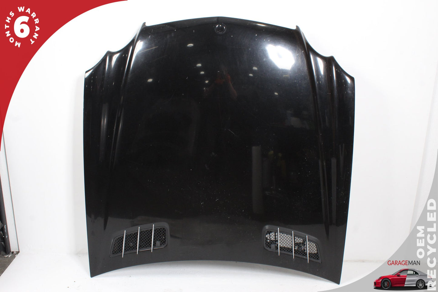 2003-2008 Mercedes R230 SL500 SL55 AMG SL550 Hood Cover Panel Assembly Black OEM