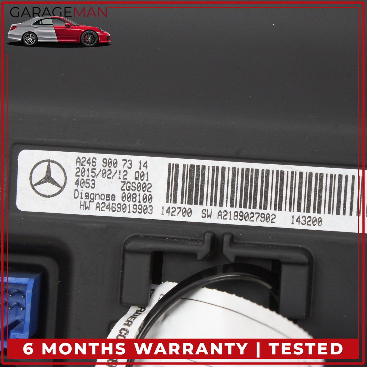 2015-2020 Mercedes W242 B Electric Drive Center Dash Display Screen Monitor OEM
