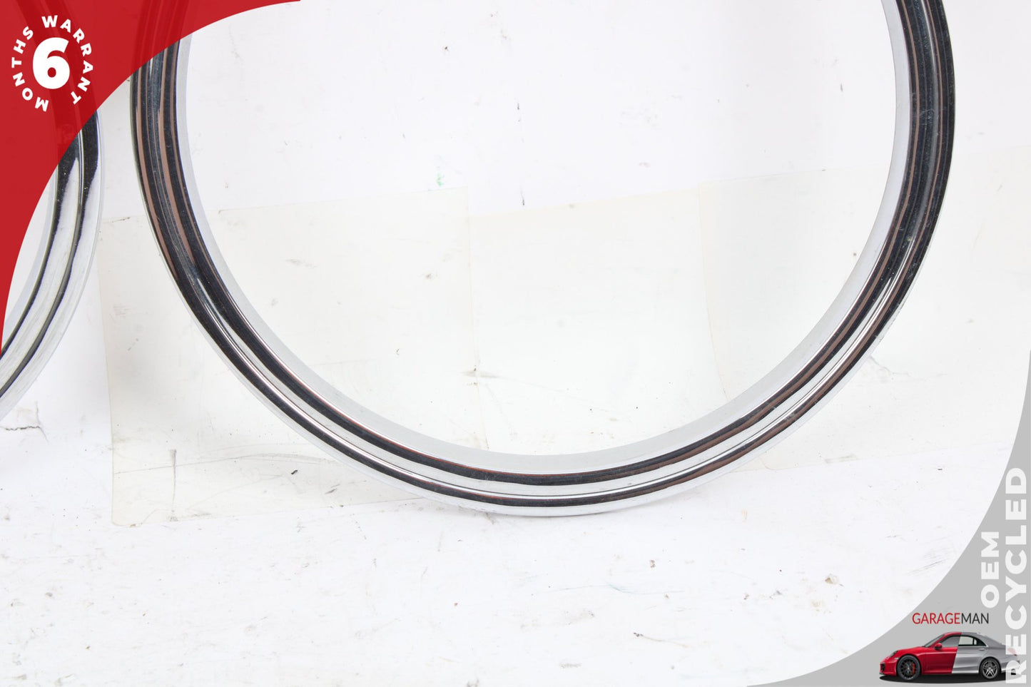 2002-2005 Ford Thunderbird Rear Left and Right Roof Porthole Chrome Trim OEM