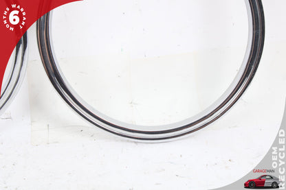 2002-2005 Ford Thunderbird Rear Left and Right Roof Porthole Chrome Trim OEM