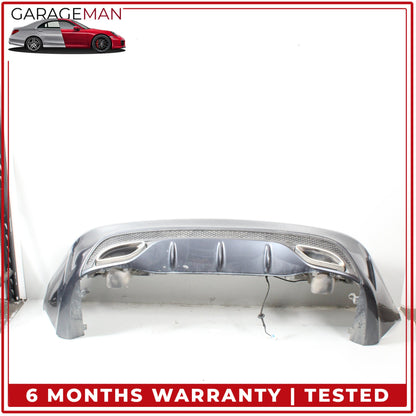 2015-2018 Mercedes W205 C300 Sedan Sport Rear Bumper Cover Assembly Gray OEM