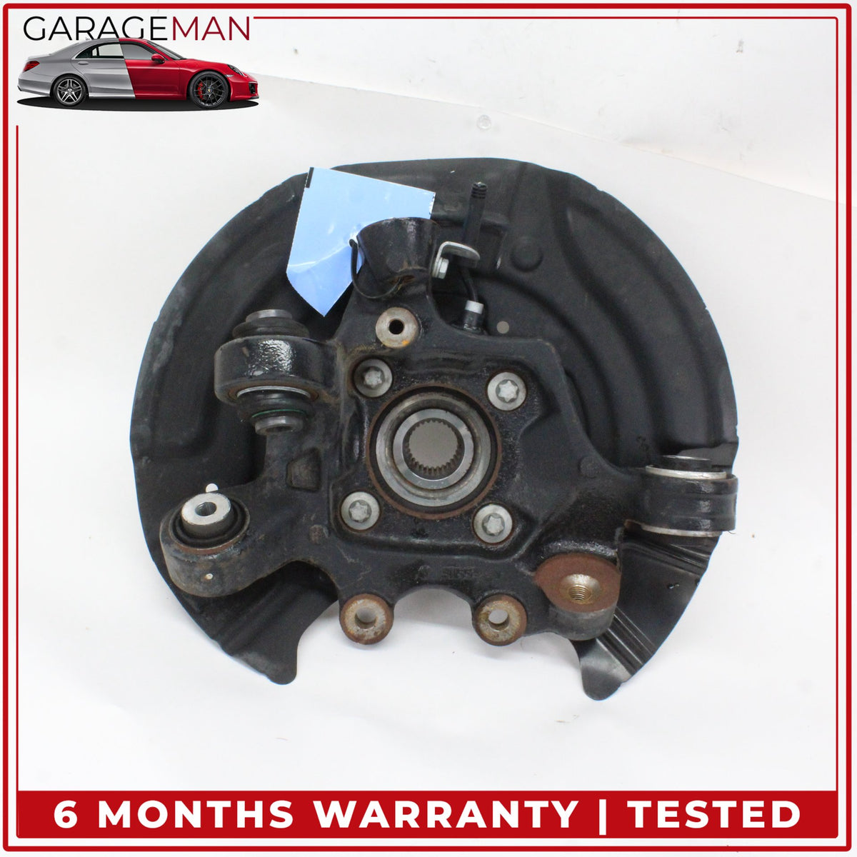 2011-2017 BMW X3 F25 RWD 2.0L Rear Left Spindle Knuckle Wheel Hub w/ Shield 6797569 OEM