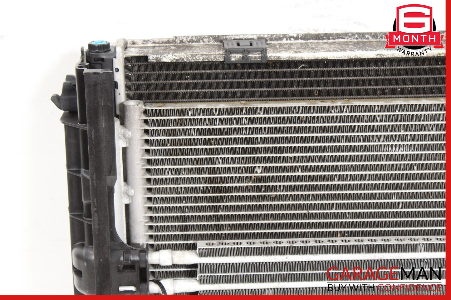 2007-2013 BMW 128i E82 E88 Engine Cooling Radiator AC A/C Condenser Assembly