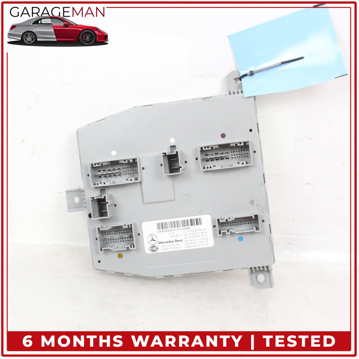 2016-2019 Mercedes X253 GLC300 Front SAM Control Module Signal Acquisition OEM
