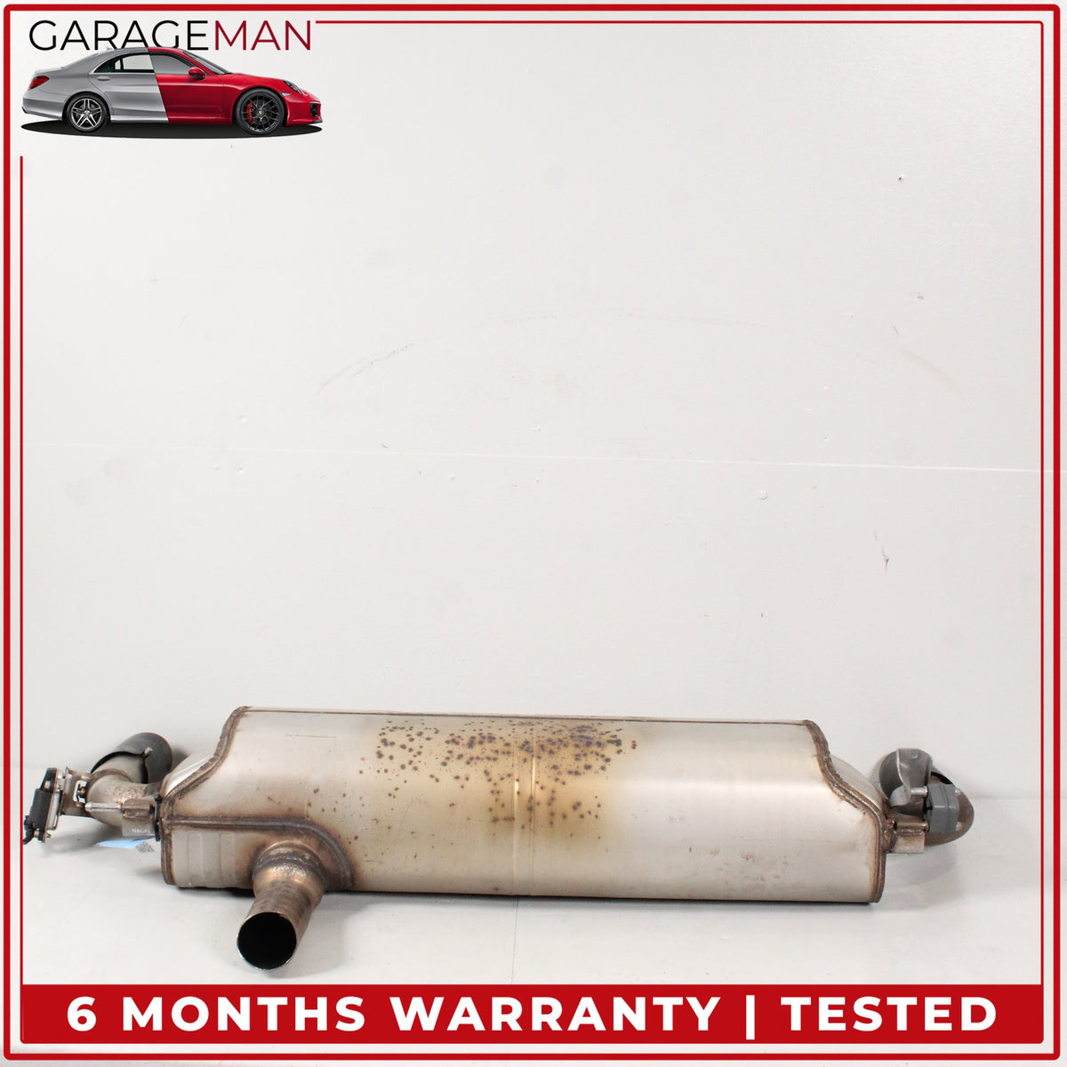 2017-2020 BMW 530e 530i G30 Rear Exhaust Muffler Left and Right Side Tip OEM