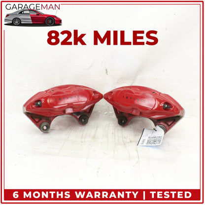 2016-2024 Infiniti Q50 Q60 Front Left and Right Side Brake Caliper Red Sport OEM