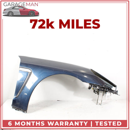2010-2013 Porsche Panamera 970 Front Right Fender Panel Dark Blue Metallic OEM