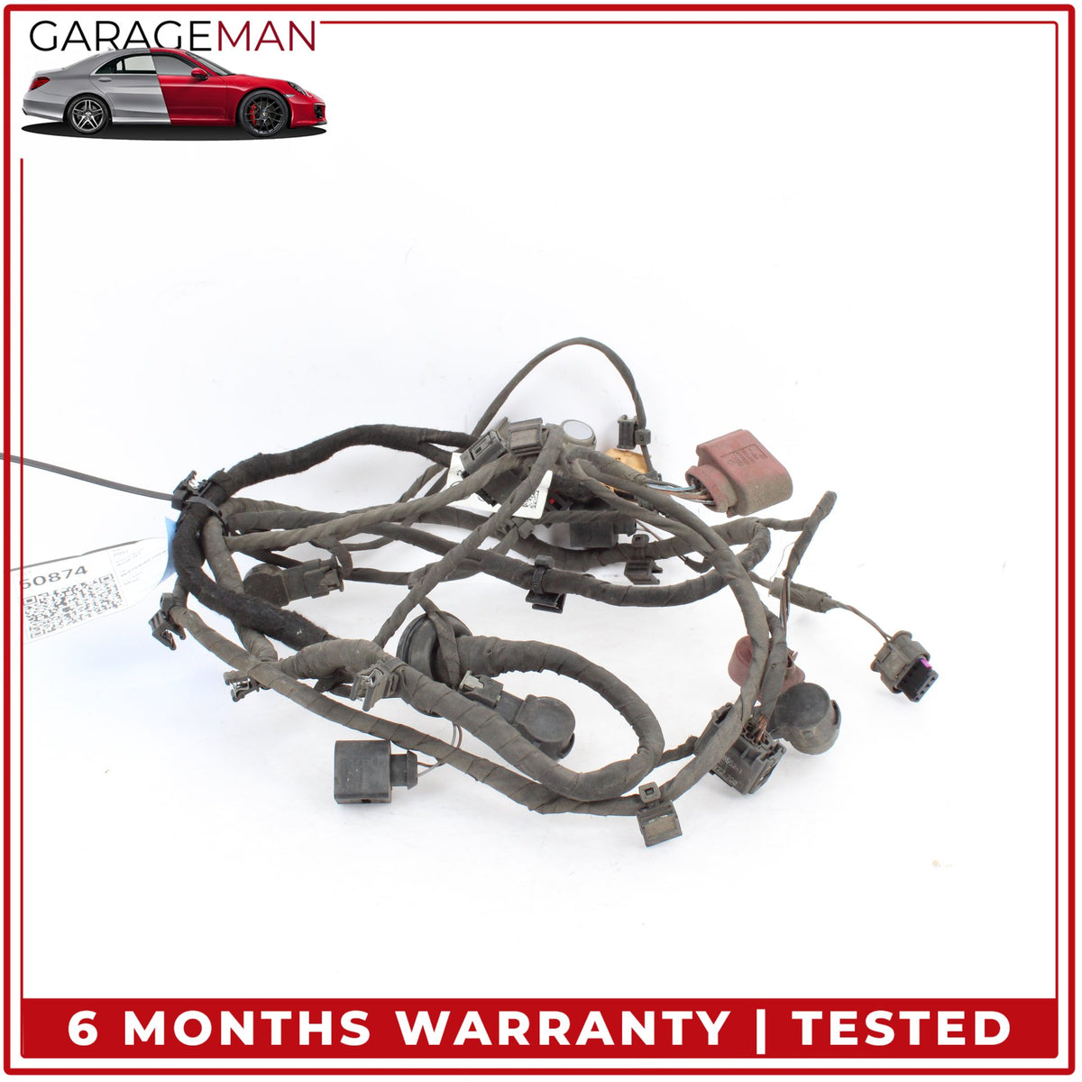 2017-2019 Audi Q7 Rear Bumper Parking Sensors w/ Wire Harness 4M0971104AJ OEM