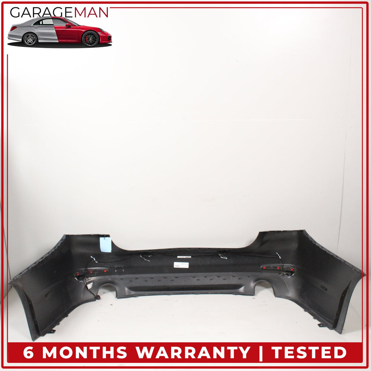 2017-2020 BMW 530e M550i 540i G30 Rear Bumper Cover Imperial Blue Metallic OEM