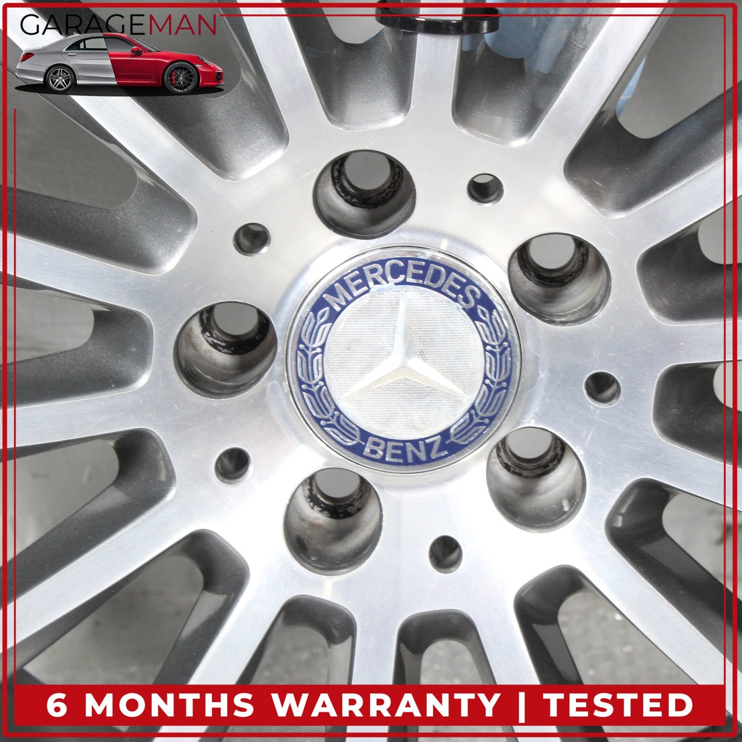 2015-2023 Mercedes W205 C300 Front Side Wheel Rim w/ Tire 7.5JX19H2 ET44 OEM