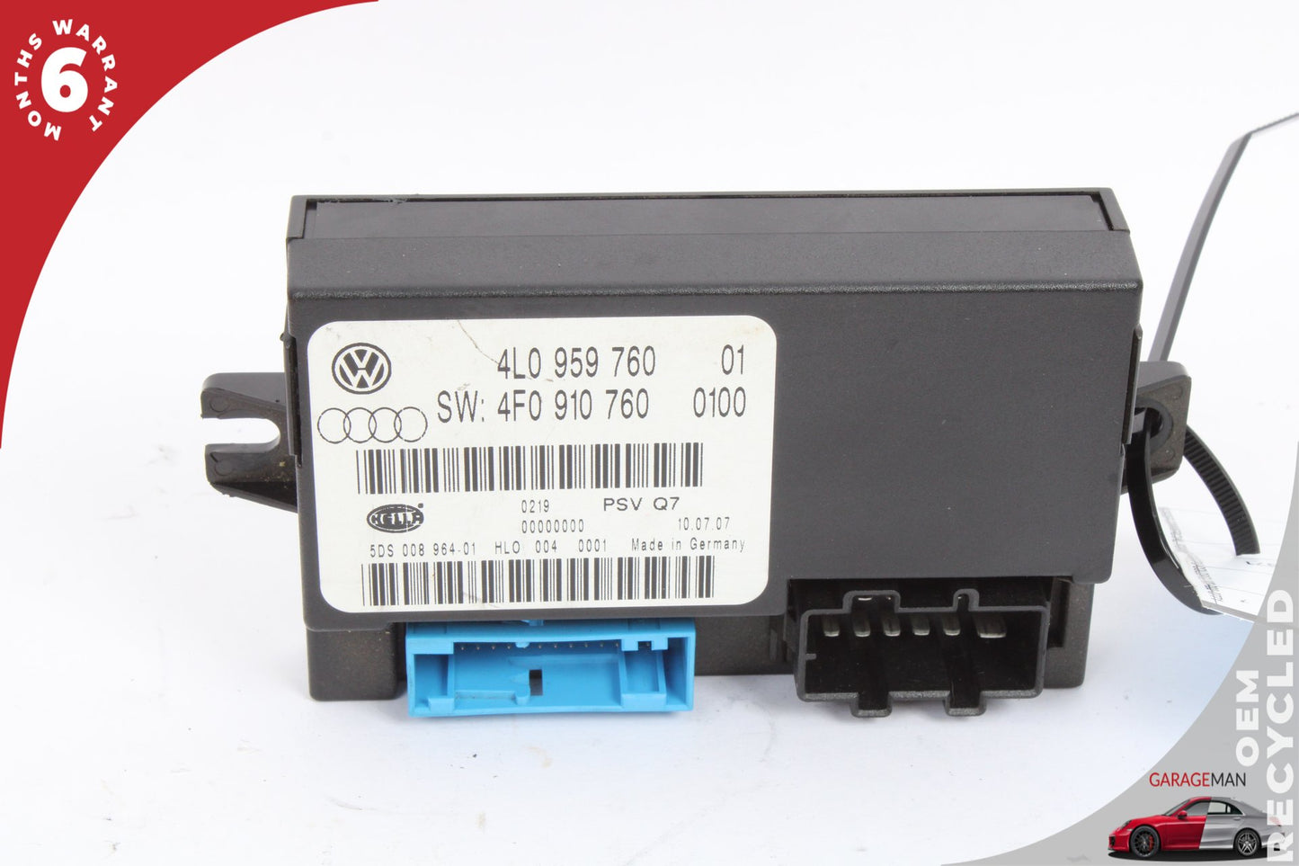 2007-2009 Audi Q7 Front Left Driver Side Seat Control Module 4L0959760 OEM